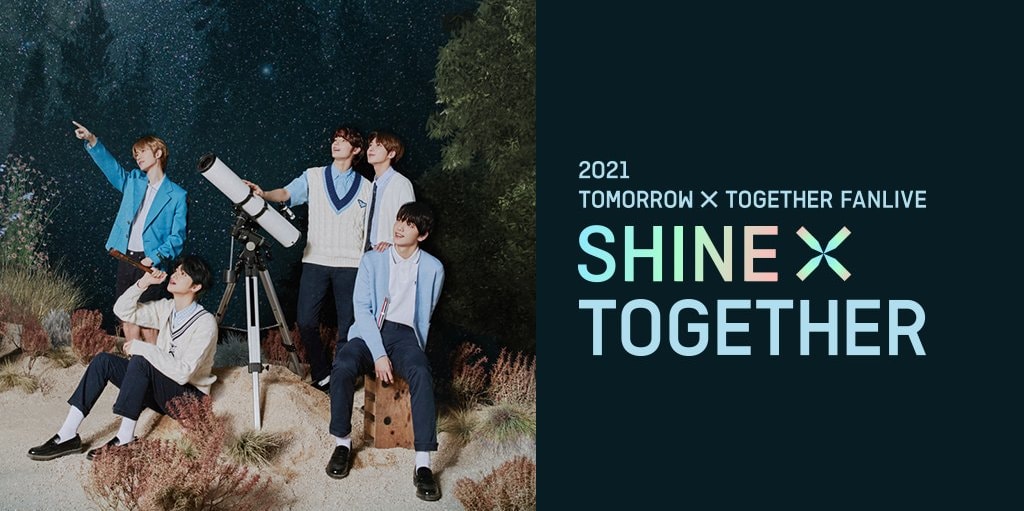 TXT 2021 FANLIVE SHINE X TOGETHER hoodie