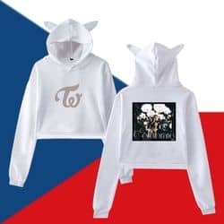 High-quality K-pop merch hoodie with unique designs, perfect for fans. Comfortable and stylish apparel to showcase your favorite idols.