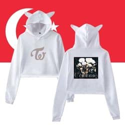 Kpop merch hoodies with unique designs featuring popular Korean pop group themes and artwork.
