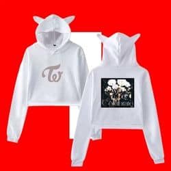 High-quality K-pop merch hoodies with unique designs featuring popular groups, perfect for fans and collectors.