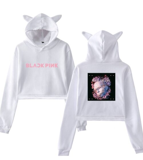 Blackpink Ready for Love Cropped Hoodie #1