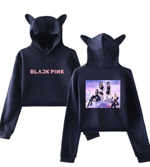 Blackpink Ready for Love Cropped Hoodie #3