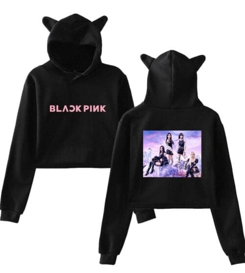 Blackpink Ready for Love Cropped Hoodie #3