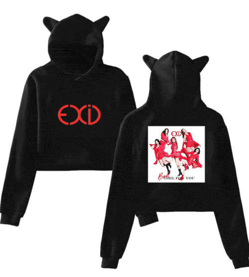 Exid Cropped Hoodie #4