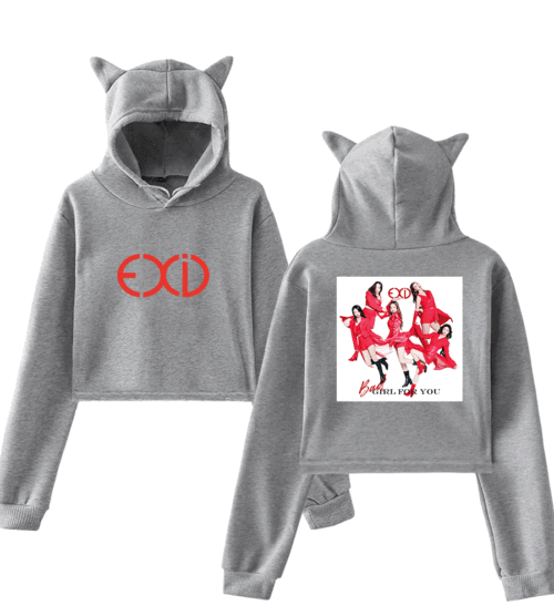 Exid Cropped Hoodie #4