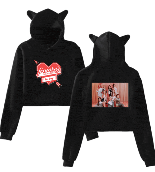Fromis_9 Cropped Hoodie #1