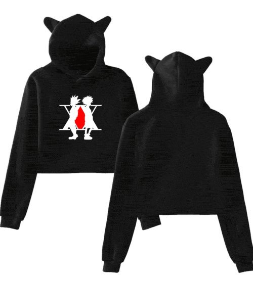 Hunter x Hunter Cropped Hoodie #4