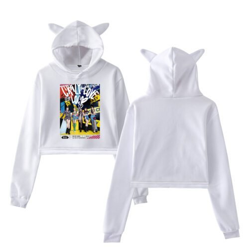 Itzy Cropped Hoodie #5