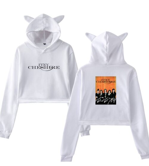 Itzy Chesire Cropped Hoodie #2