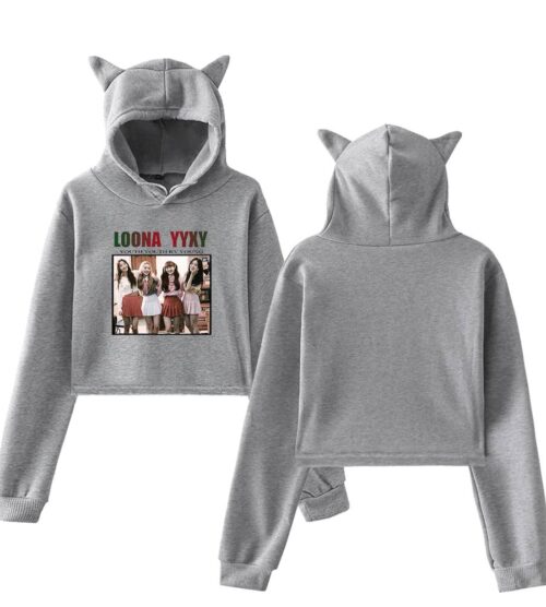 Loona Cropped Hoodie #4
