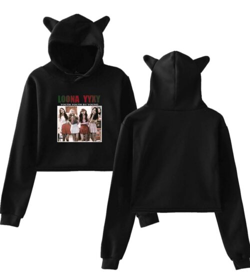 Loona Cropped Hoodie #4