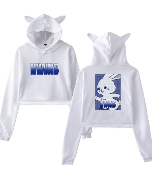 New Jeans Kpop Cropped Hoodie #6