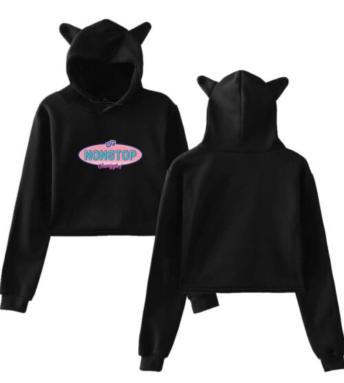 Oh My Girl Cropped Hoodie #1