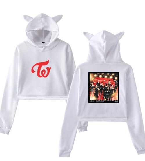 Twice Celebrate Cropped Hoodie #6