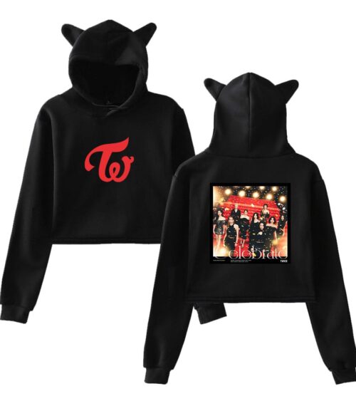 Twice Celebrate Cropped Hoodie #6
