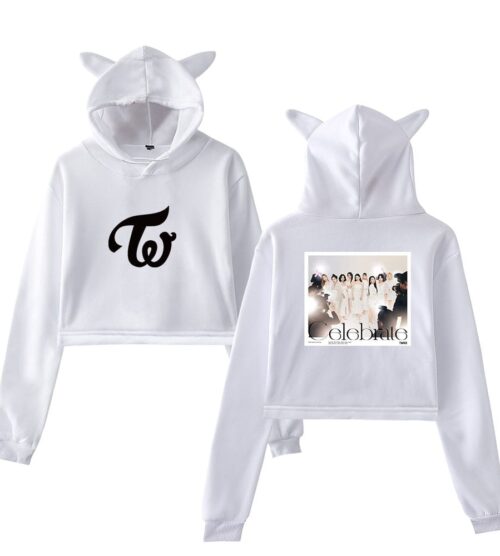 Twice Celebrate Cropped Hoodie #5