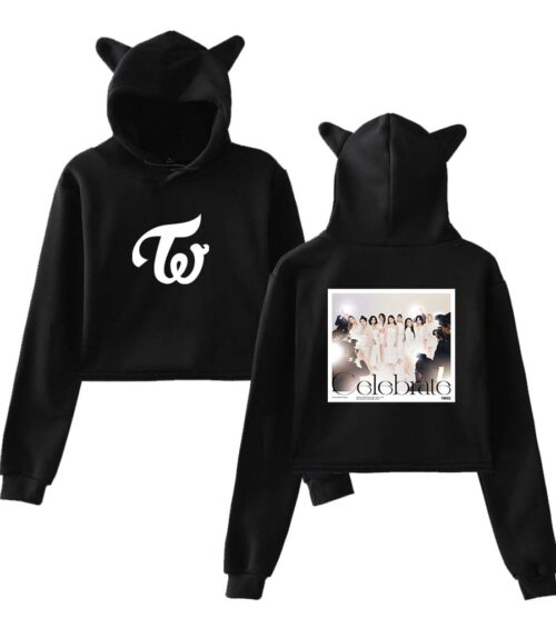 Twice Celebrate Cropped Hoodie #5