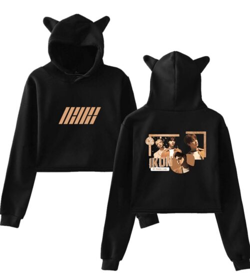 iKon Cropped Hoodie #4