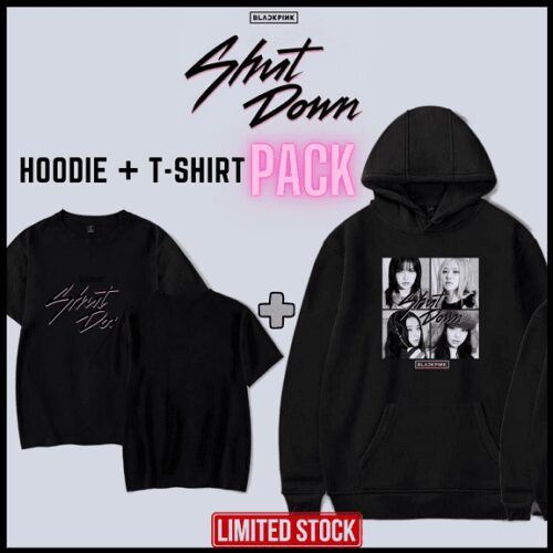 Blackpink Shut Down Pack Hoodie + T-Shirt