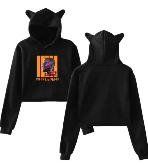 John Legend Cropped Hoodie #3 + Gift