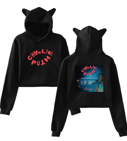 Charlie Puth Cropped Hoodie #2 + Gift