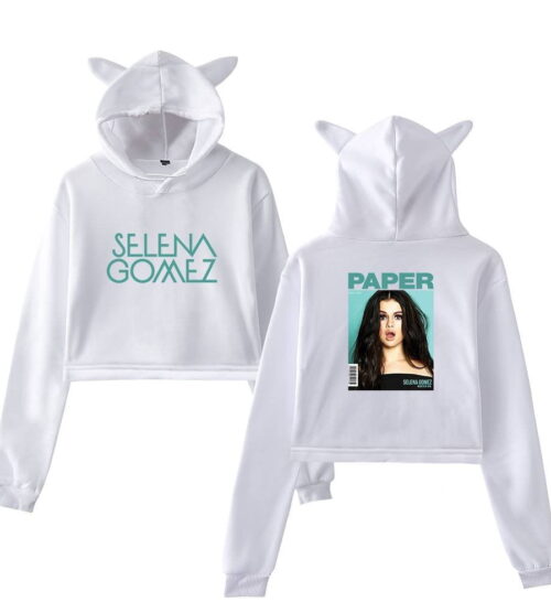 Selena Gomez Cropped Hoodie #3 + Gift