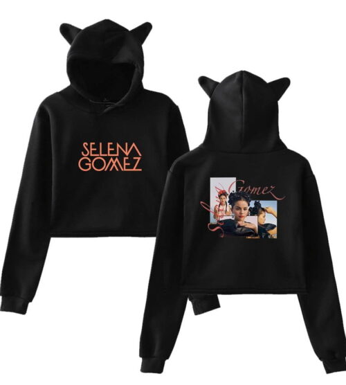 Selena Gomez Cropped Hoodie #5