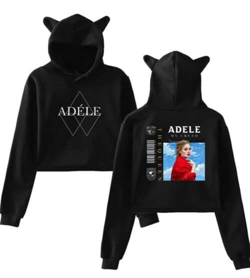 Adele Cropped Hoodie #4 + Gift