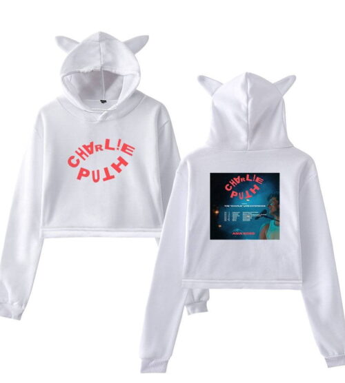 Charlie Puth Cropped Hoodie #2 + Gift