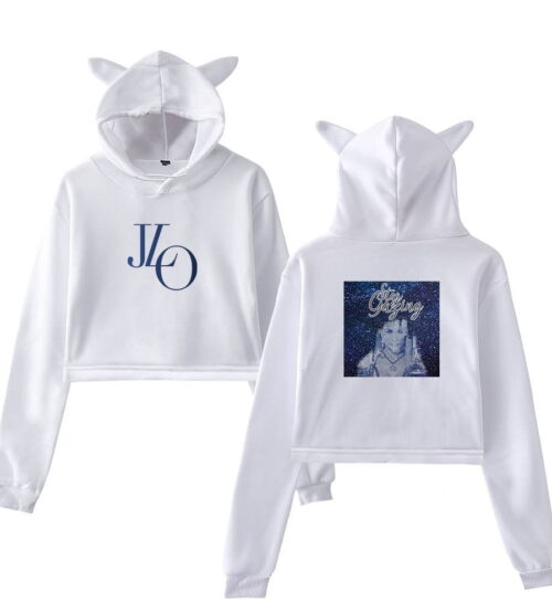 Jennifer Lopez Cropped Hoodie #2 + Gift