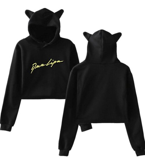 Dua Lipa Cropped Hoodie #1