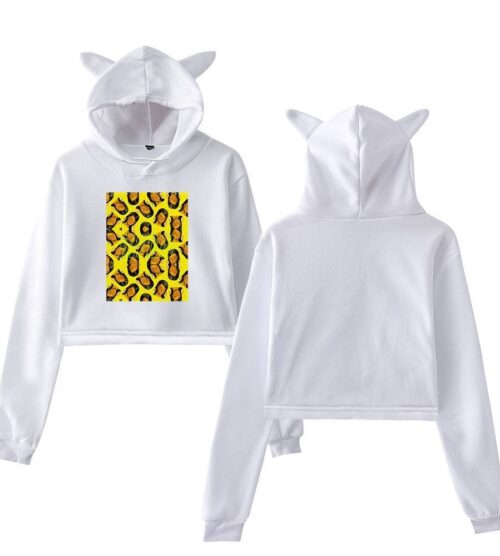 Rihanna Cropped Hoodie #2