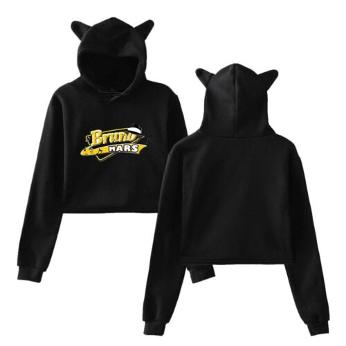 Bruno Mars Cropped Hoodie #1 + Gift