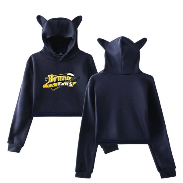 Bruno Mars Cropped Hoodie #1 + Gift - Image 3