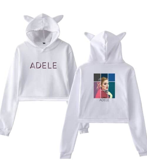 Adele Cropped Hoodie #2 + Gift