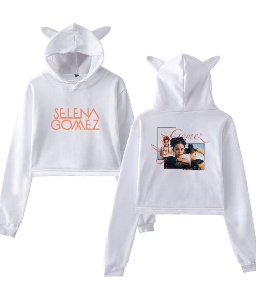 Selena Gomez Cropped Hoodie #5