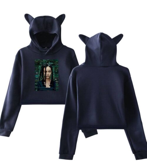 Rihanna Cropped Hoodie #3 + Gift