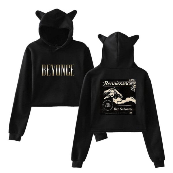 Beyonce Cropped Hoodie #1 - Image 2