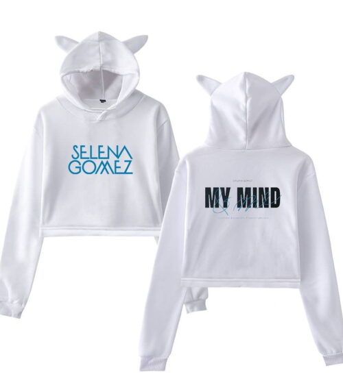 Selena Gomez Cropped Hoodie #1