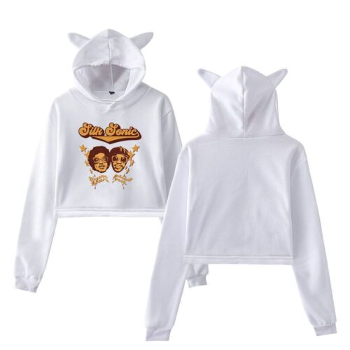 Bruno Mars Cropped Hoodie #5