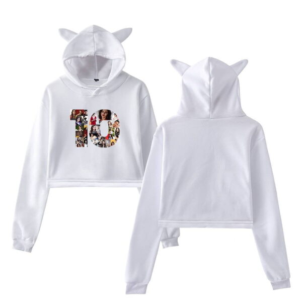 Selena Gomez Cropped Hoodie #4