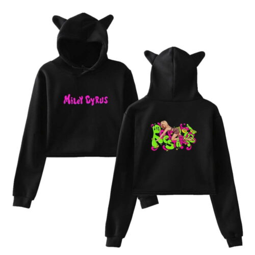 Miley Cyrus Cropped Hoodie #5