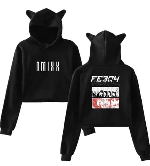 Nmixx Cropped Hoodie #1