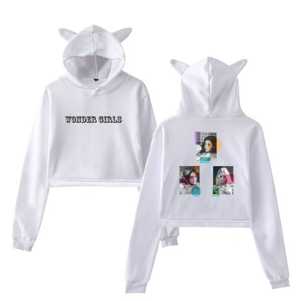 Wonder Girls Cropped Hoodie #3 - Image 3