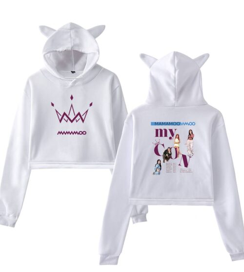 Mamamoo Cropped Hoodie #4
