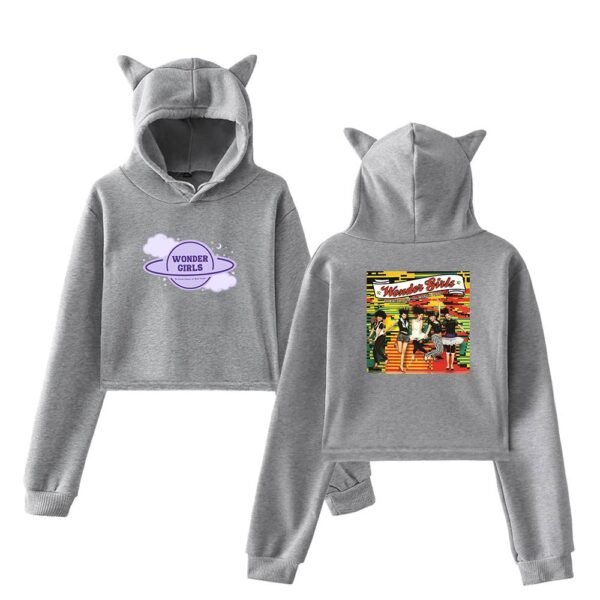 Wonder Girls Cropped Hoodie #4 - Image 4
