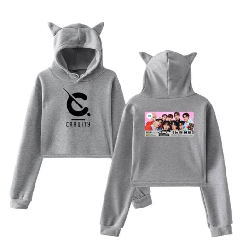 Cravity Cropped Hoodie #3