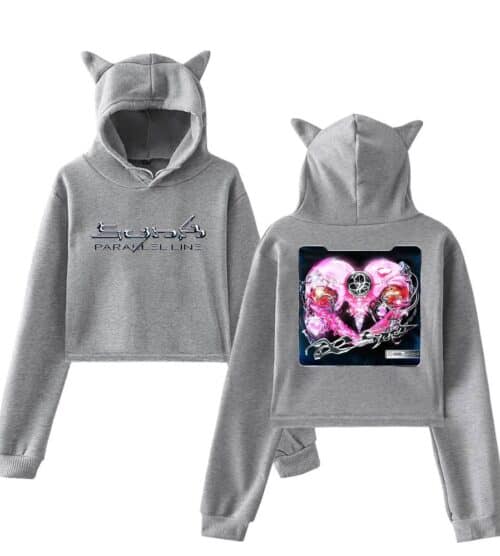 Aespa Cropped Hoodie #3