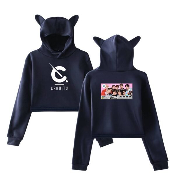 Cravity Cropped Hoodie #3 - Image 4