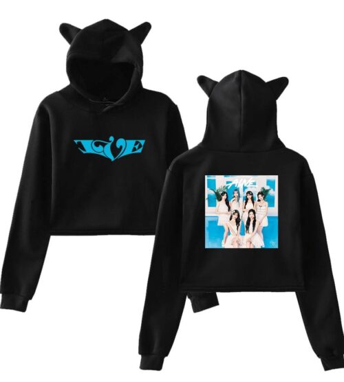 IVE Cropped Hoodie #3